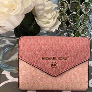 Small MK pink wallet
